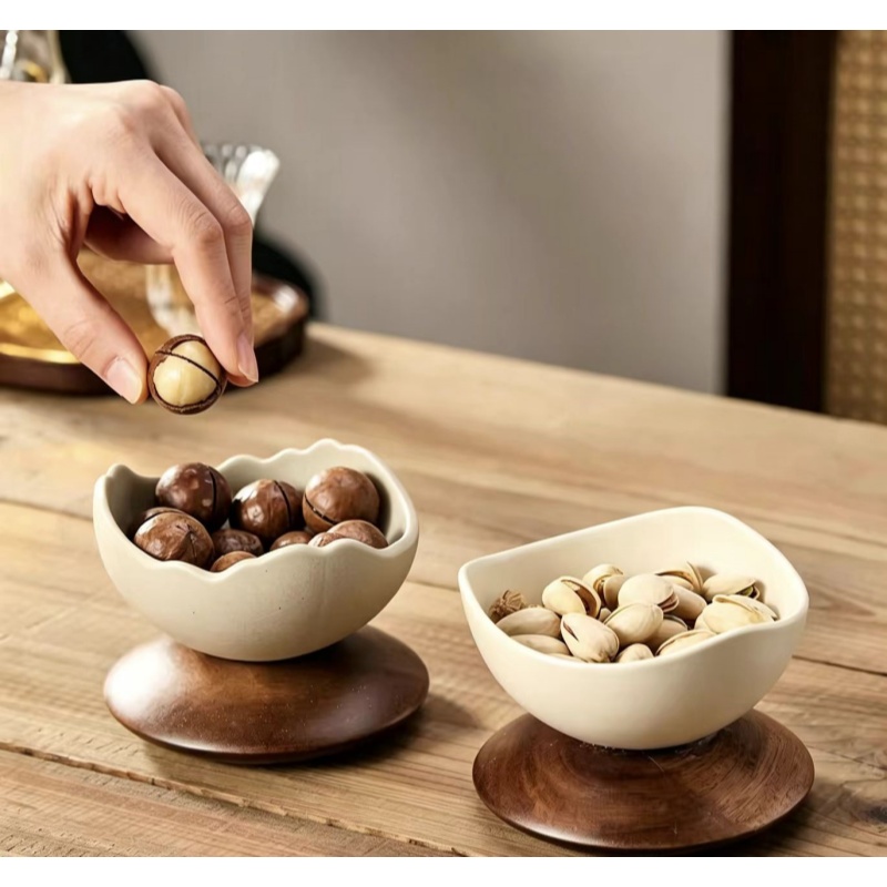 Japanese Snacks - Taza de té de cerámica rústica