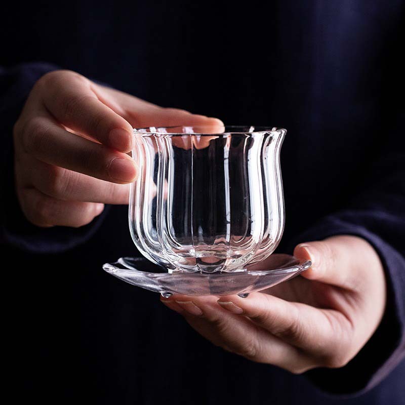 Japanese Pottery - Taza de Té de Vidrio de