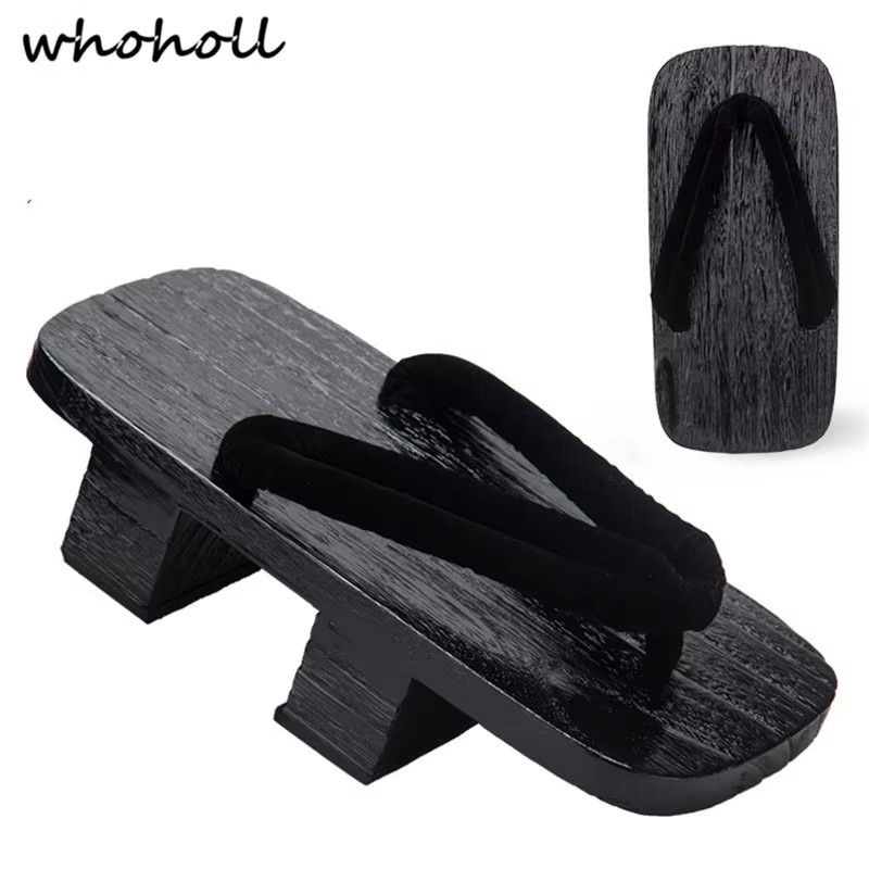 Geta Wooden Sandal - Whoholl Jiraiya Cosplay Kimono japonés Geta