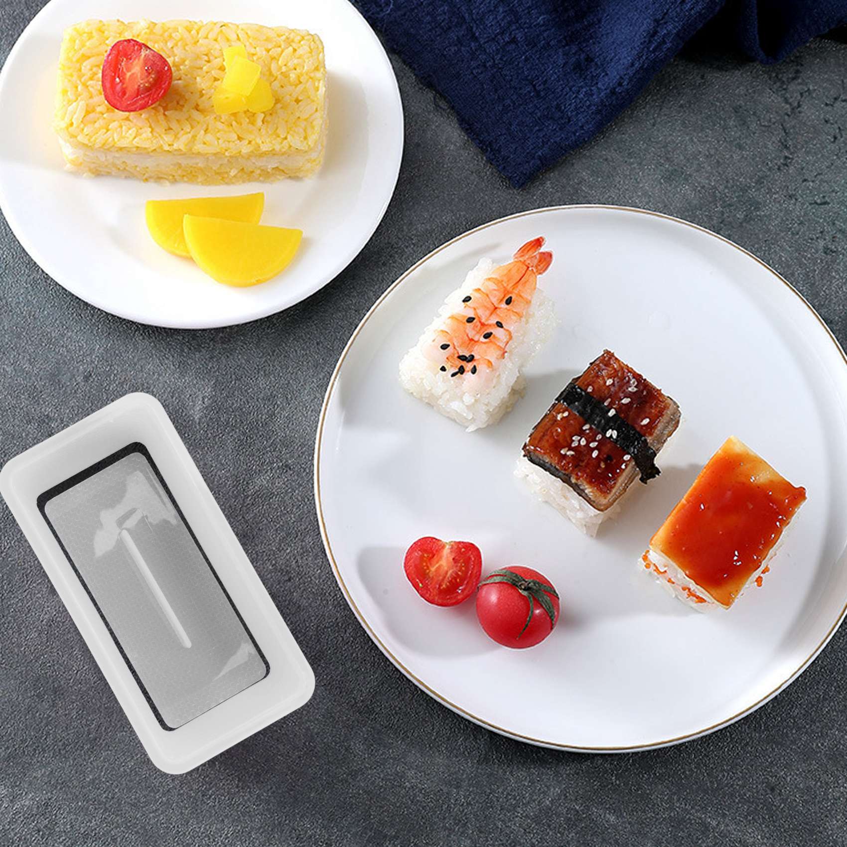 4 piezas de moldes de prensa p - Sushi Making Kit reseña y precio