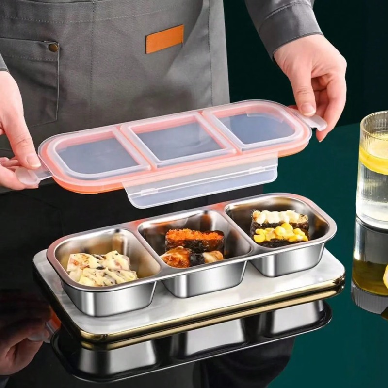 Caja de acero 304 para conserv - Bento Box reseña y precio
