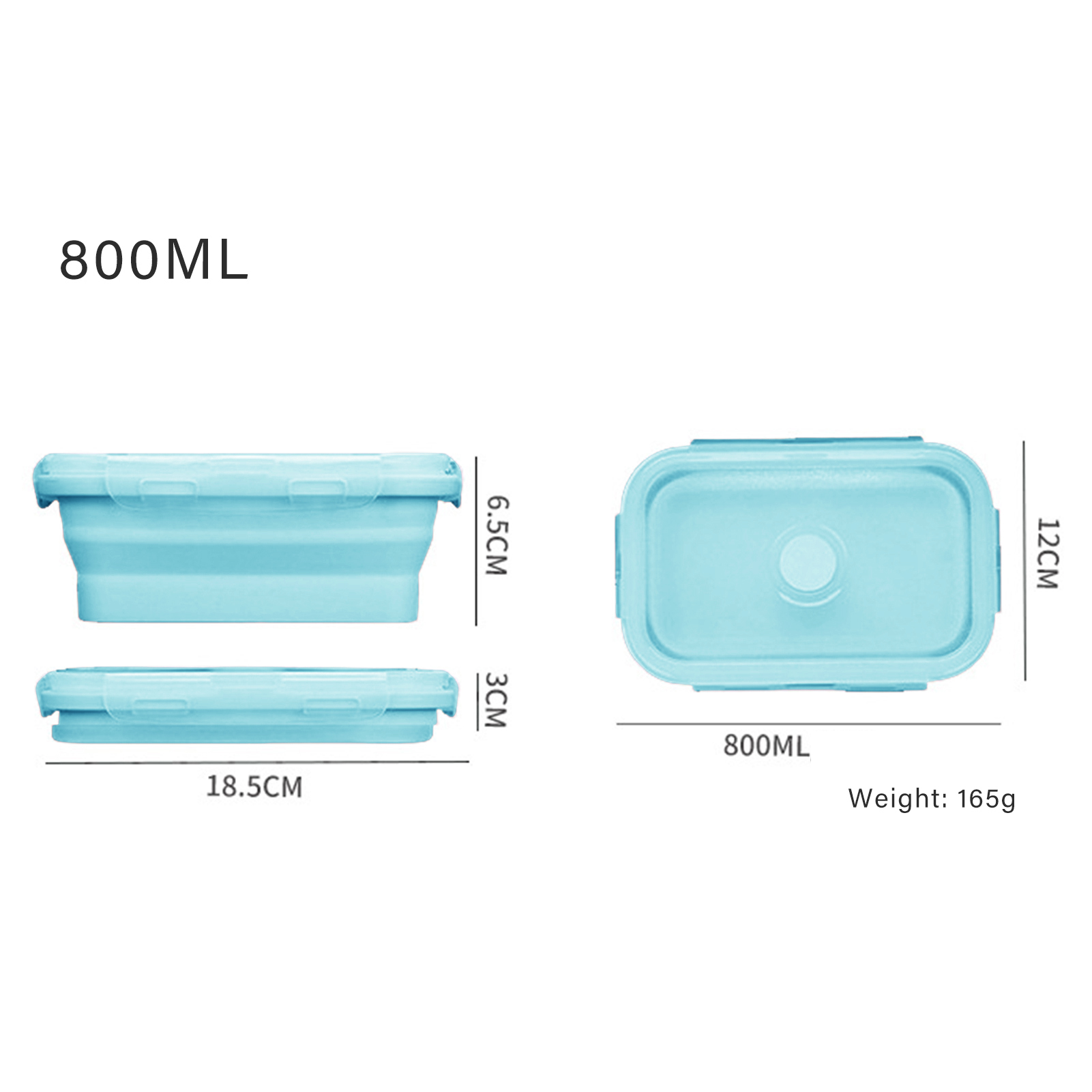 Lonchera de Silicona de Grado  - Bento Box reseña y precio