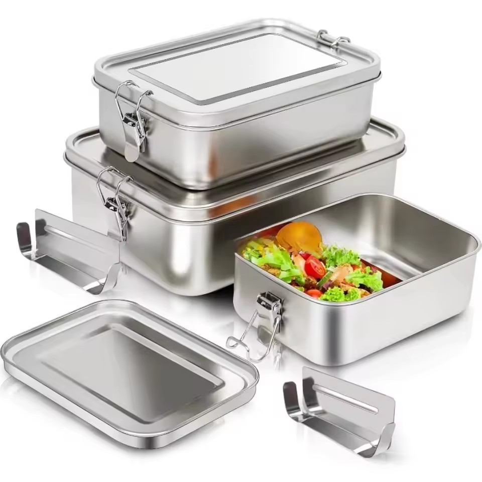 Lonchera Cuadrada de Acero Ino - Bento Box reseña y precio